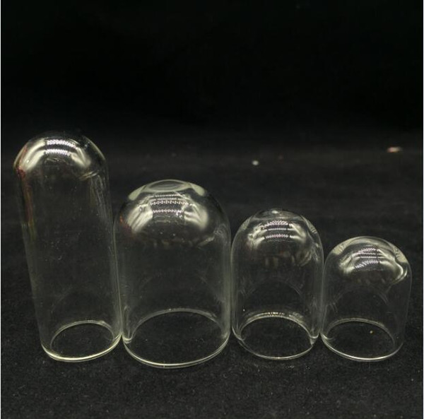 8pieces 50*18mm 38*25mm 30*20mm 25*18mm tube bell shape glass globes locket pendant glass bottle vial pendant jewelry findings