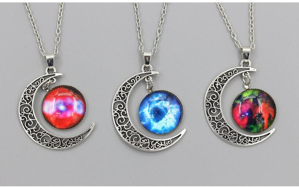 Wholesale fireworks, moon time, space universe jewel necklace, star crossing jewelry wholesale