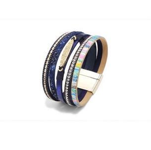 Multilayer Bracelets for Women Rope Metal Charm Bohemian Leather Bracelet Female Wide Bracelets & Bangles Femme Jewelry