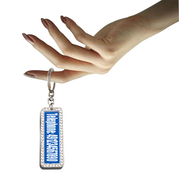 Laser engraving bag keychain anti-lost personality ornaments