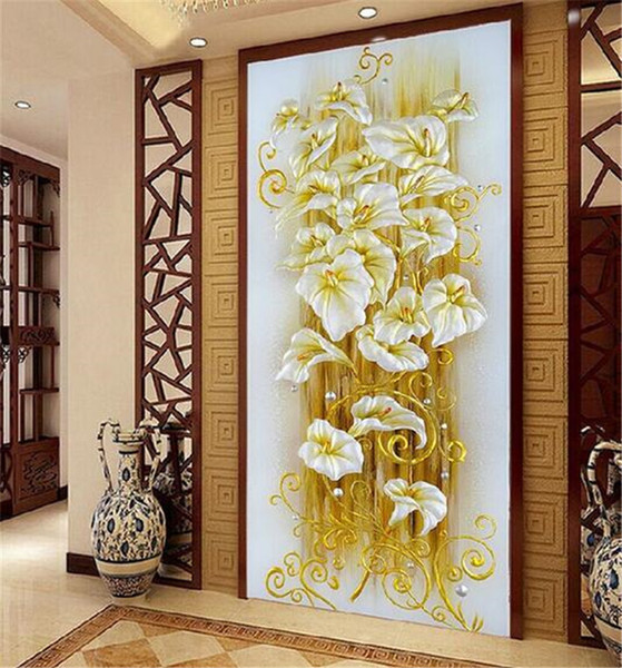 5D DIY diamond Painting crystal lily flower 3D Cross Stitch Decorative Needlework diamond mosaic diamond embroidery GIFT H812