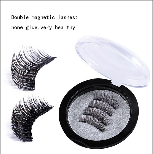 2018 fashion double 3D magnetic lashes,nice eyes fake bears,home garden and party arts and gifts