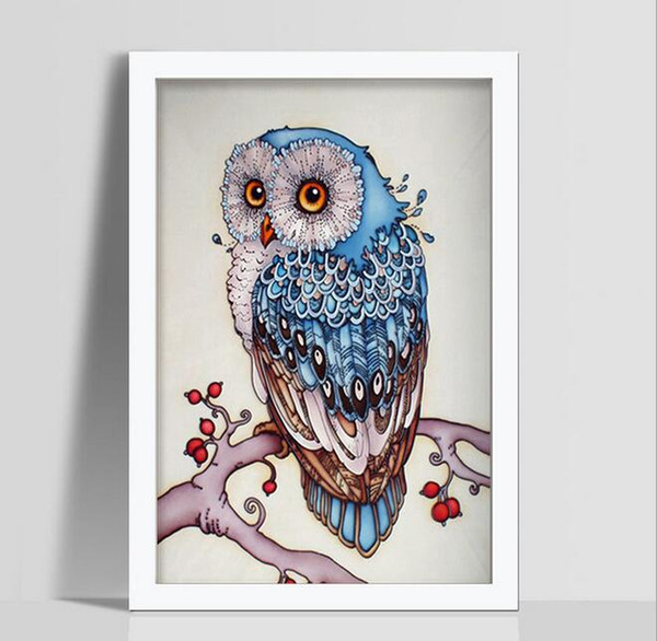 Full,Diamond Embroidery,Animal,Owl,5D,Diamond Painting,Cross Stitch,3D,Diamond Mosaic,Needlework,Crafts,Christmas,DIY Gift MT-041