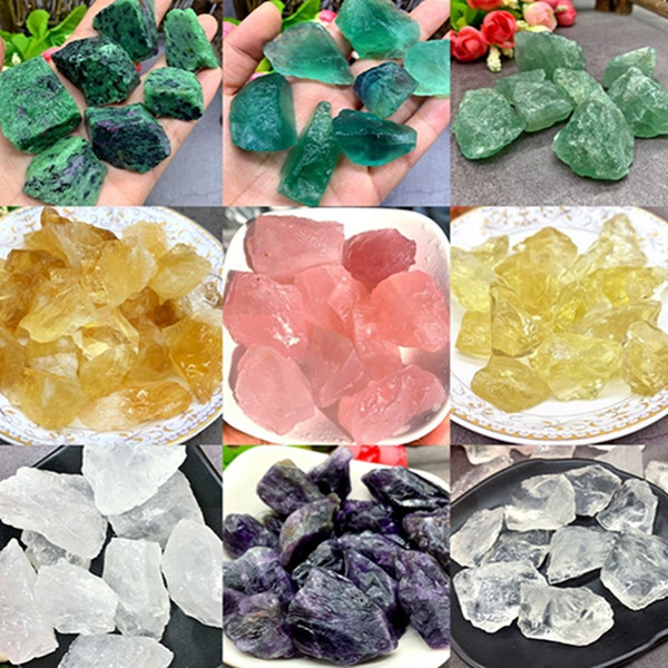 Quartz Crystal stone bulk raw crystal rough stone for jewelry making cutting tumbling cabbing minerals fish tank stone Arts and Crafts