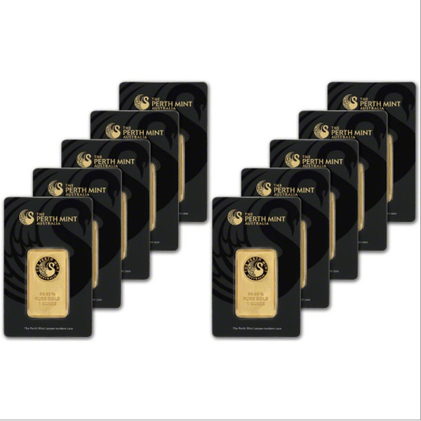 DHL Free Shipping 10pcs/lot,Australia 1 oz Perth Mint Gold Bar Non-magnetic, plated 24k gold,Gift