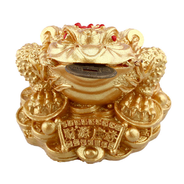 Feng Shui Money LUCKY Fortune Wealth Oriental Chinese I Ching Toad Coin Home free New three-legged ornaments