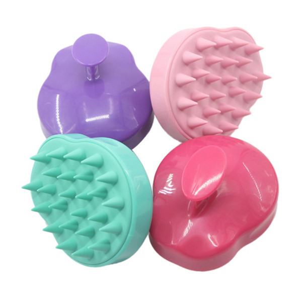 Head Brush Silicone Shampoo For Bath Household Merchandises 4 Colors Home Garden Cleaning Brush