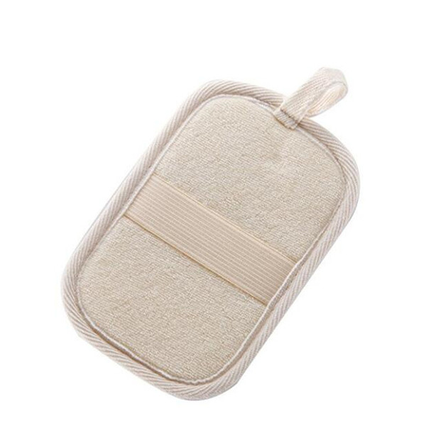 10x15cm Natural Loofah Pad Rectangle Shaped Exfoliating Luffa Remove the Dead Skin Perfect for Bath Shower and Spa