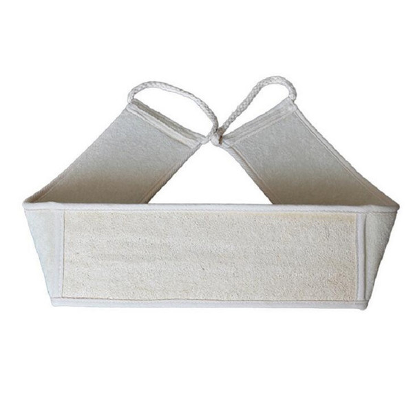 Big Loofah Back Strap 10x30x80cm Exfoliating Natural Loofah Pull Back Strap Bath Belt Perfect for Bath Shower and Spa