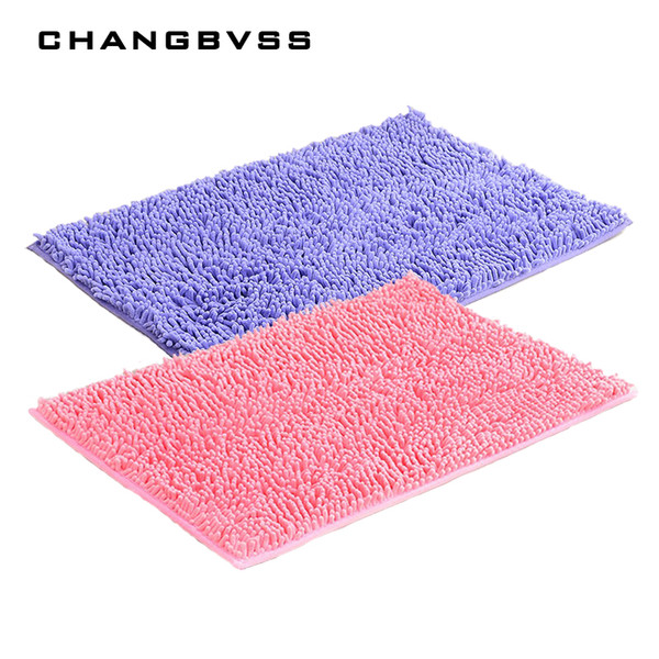 Large Size 58x88cm Cheap Thicken Chenille Bath Mat, Bathroom Rug Carpet for Living Room Floor Mat Tapete De Banheiro Rugs For Kitchen Carpet