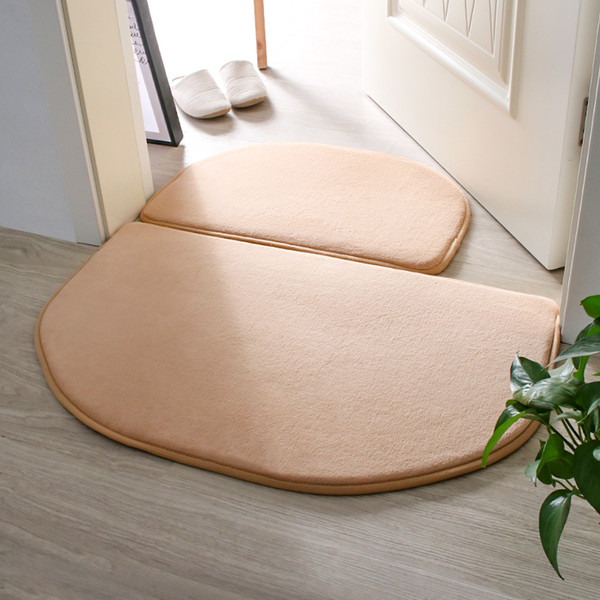 Bathroom Anti-skid Mats 2 pcs/set Bathroom Doormat Household Carpet Bath Mat Living Room Floor Mat Memory Foam Carpet Set Alfombra de cocina