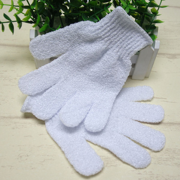 EMS Exfoliating Bath Glove Five fingers Bath bathroom accessories nylon bath gloves Bathing supplies products