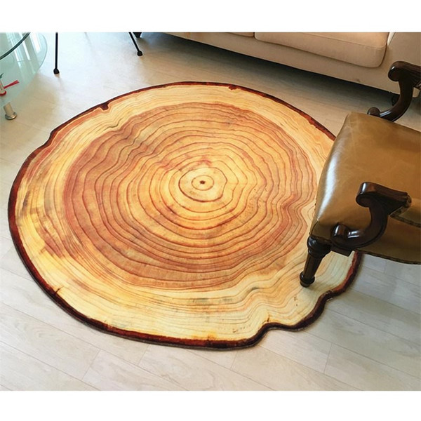 3D Growth Ring Pattern Bathroom Carpet Floor Mat Anti-Slip Bath Mats Living Room Carpets Home Decor Large Bathroom Rugs tapetes Kitchen Rugs