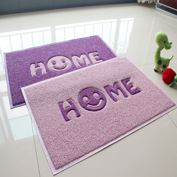 New PVC Wearproof Non-slip 50*70cm Bath Carpet Bath Mats Bathroom Durable Bathroom Carpet Set Mat For Toilet Kitchen Rugs Bedroom Doormat