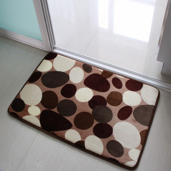 New Pattern Bath Mats Floor Rug Carpet,1 PCS Anti-Slip Pebble Bathroom Mat, Colorful Bathroom Mats Baby Bath Pad Mats Living Room Alfombra