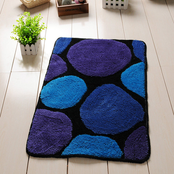 Soft Bathmat For Decor Rugs For Kitchen Anti-slip Stone Pattern Floor Mat Toilet Carpet Living Room Study Foot Pad Comfortable Carpets Rug