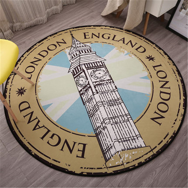 Round Shape Rug Decoration In Living Room Anti-Slip Bath Mat For Toilet Tapete Banheiro Bed Carpet For Home Decor Kawaii Alfombra Kitchen