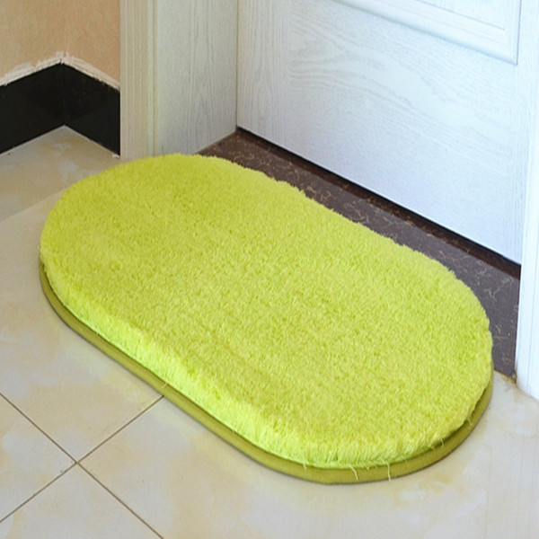 Ellipse Bath Mat Kitchen Doormat Non Slip Carpet Mat In The Bathroom Bedroom Living Room Comfortable Rug Shower Absorbent Carpet