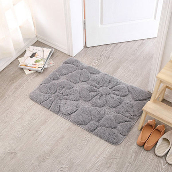 New Modern Bath Mats For Decor Bathroom Rug Doormat Absorbent Washable Non-slip Bath Mats/Floor Carpet High Quality Toilet Rug Decoration