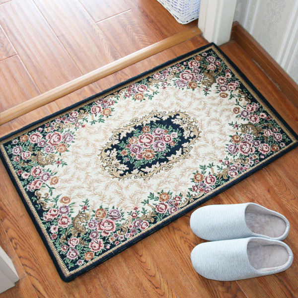 European Doormat Bathroom Kitchen Waterproof Mat PVC Bathroom Mat Bedroom Living Room Carpet Doormat Kitchen Mat tapis de bain grande taille