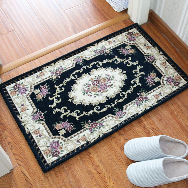 22 Style European Door Mat Anti-slip Carpet Dustproof Water Absorbent Carpet Bathroom Bedroom Living Room Floor Door Sofa Carpet Kitchen Rug