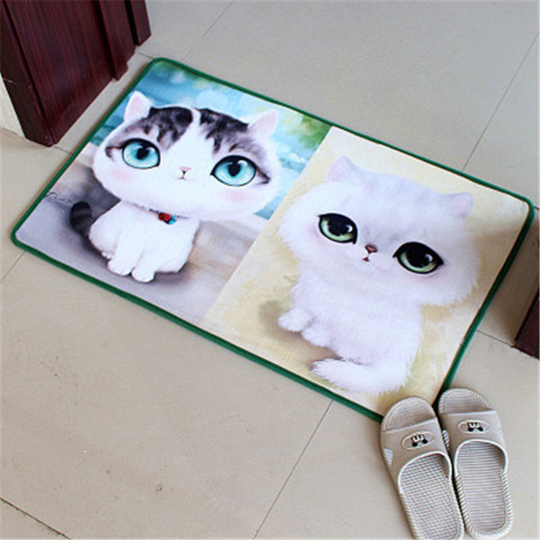 Cartoon Children's Bedroom Carpet Living Room Door Entry Mat Kitchen Mat Bathroom Anti-skid Doormat Rugs For Kitchen Living Room Decoration