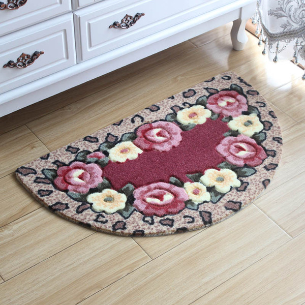 Semicircular Carpet Anti-slip Home Decoration Mats set tapis salle de bain Bathroom Floor Mat Set High Quality Bedroom Mat Super Soft Rugs