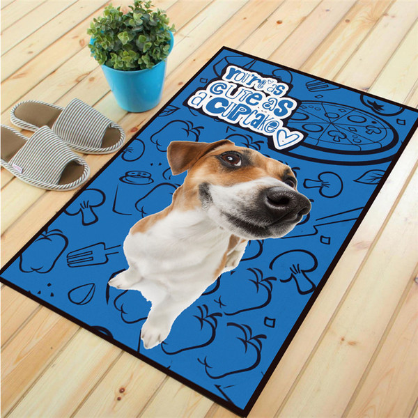 3D Lifelike Dog Bathroom Mat Bedmat For Decor Home Bath Rugs Mat Anti-slip Tapis De Bain For Living Room Doormat Bathroom & Kitchen Carpets