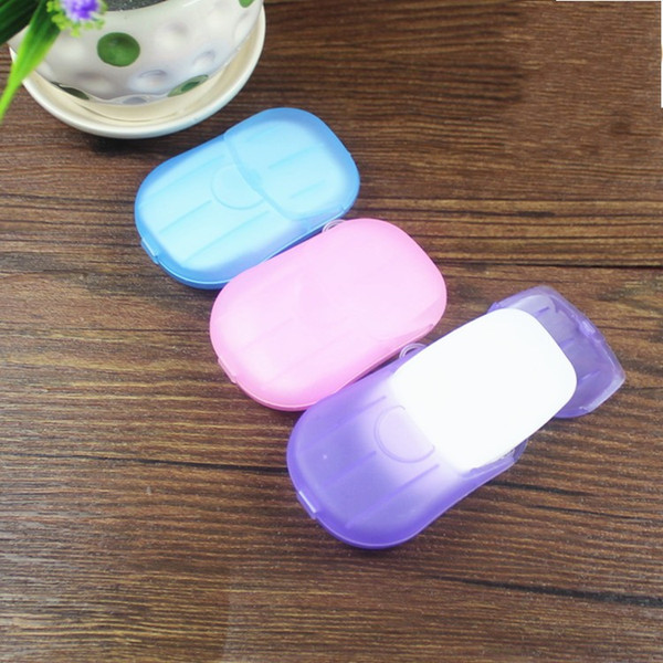 Soap Flakes Portable Health Care Hand Tablets Paper Clean Soaps Sheet Leaves With Mini Case Home Travel Supplies 0 76wm F R