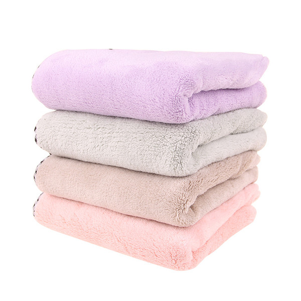 Ms Water absorption Quick drying Hood soft Comfortable Thicken Coral fleece Dry hair towel new style wholesale