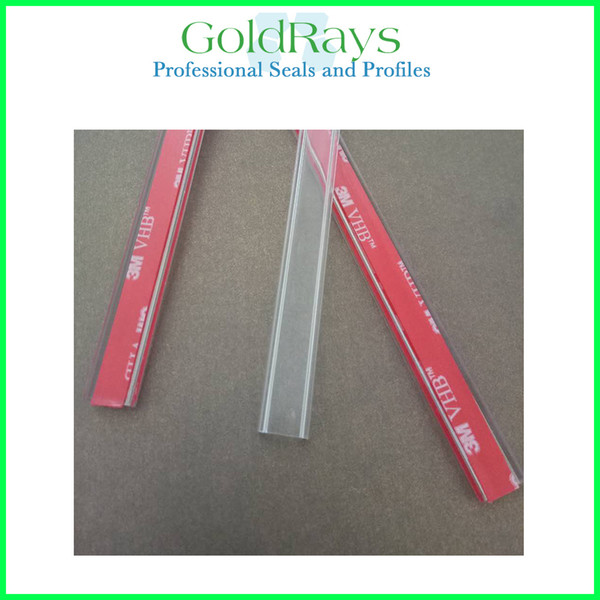 3M adhesive backed rubber PC material strips for glass