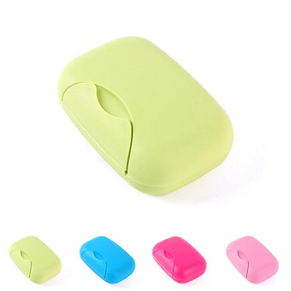 Wholesale Bathroom Shower Soap Dish Box Waterproof Outdoor Travel Hiking Camping Soap Case Container Holder Free shipping