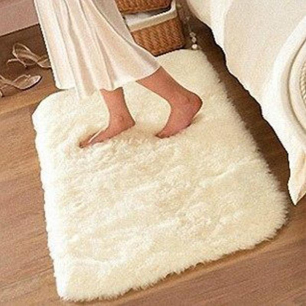 Wholesale- 50*80cm Carpet Floor Bath Mat Suede Non-slip Mats Bathroom Rugs Plush Memory Velvet Pad Dust Doormat Absorbent Floor Rug