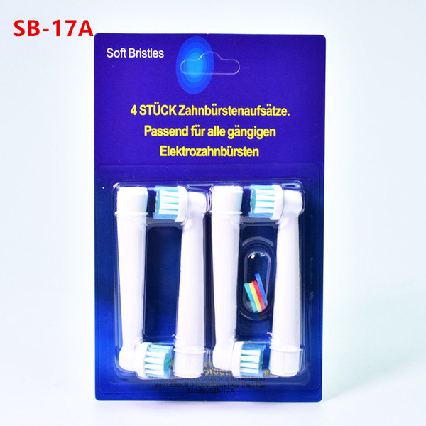 SB-17A New Design for Electric Toothbrush Heads for Sale Oral Care Tooth Brushes Heads Replacement Compatible High Quality 4pcs/Pack