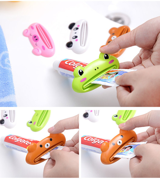 Cute Animal multifunction squeezer / toothpaste squeezer Home Commodity Bathroom Tube Cartoon Toothpaste Dispenser Extruder WS-37