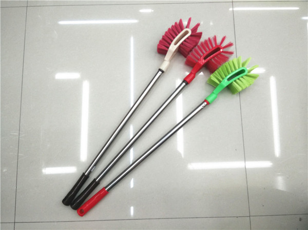 Full length 60cm double side to clean the toilet brush toilet bowl brush brush small commodities wholesale