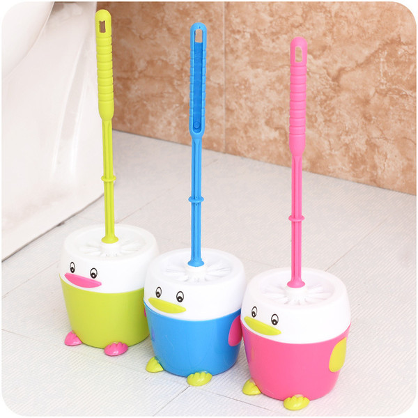 Fashion creative cartoon toilet toilet brush brush toilet brush with integrated wholesale