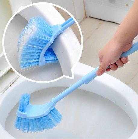 A toilet brush corner crack cleaning brush wholesale Double bathroom floor long-handled brush