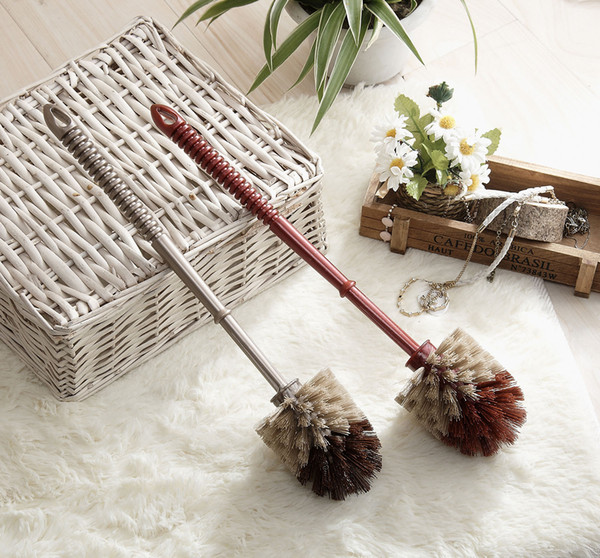 Creative fashion European plastic toilet brush toilet toilet brush fur Restroom health brush factory wholesale