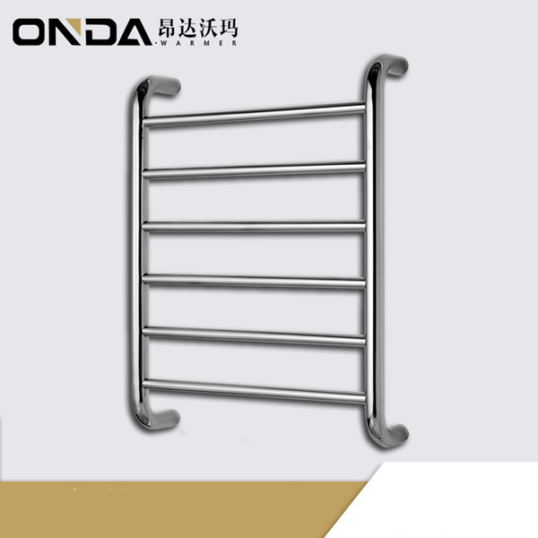 ONDA.WARMER Bathroom accessories round tube Towel Holder wall mounted Towel bars stainless steel mirror polish towel rack 6 bars