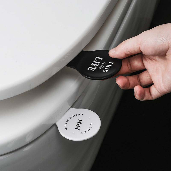 Toilet lid is put creative portable clamshell device, not dirty hands lifted the toilet lid, toilet lid flap handle gadget