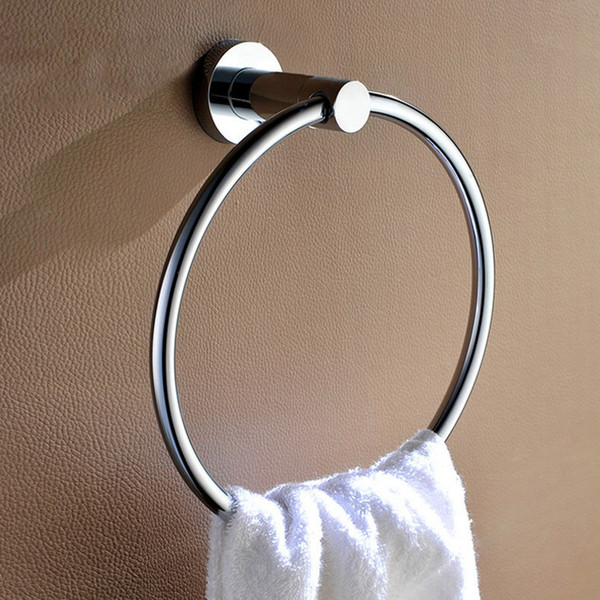 European Style Chrome Finished Surface BrassTowel Ring Bathroom Towel Hold Bathroom Accessories Tower Rings Free Shipping