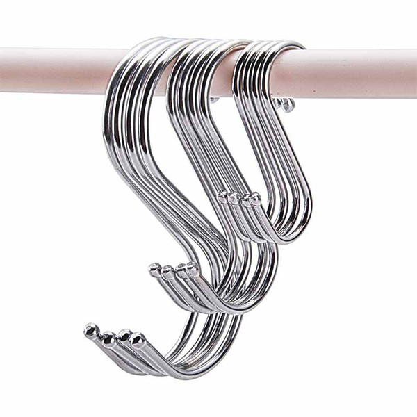 Multi Function Stainless Steel S Shape Robe Hook Super Heavy Load Bearing Strong Originality Wall Hanger Kitchen Spoon Pan Tool 0 4sy3 bb