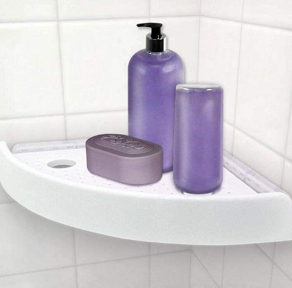 SnapUp Shelf Corner Add Storage To Any Corner In The House Multi-function bathroom rack shelf wall mounted corner shelf LJJK733