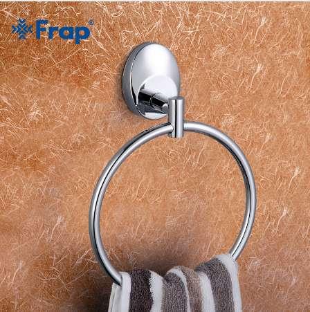 Frap 1 Set Modern Style Stainless Steel Ring Wall Mount Towel Ring Bathroom Accessories Bath Towel Holder Bath Hardware F1604