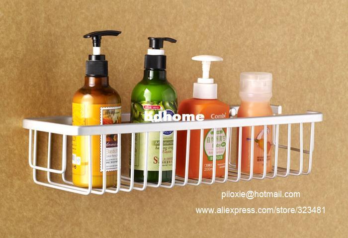 36cm Bathroom storage basket single tier space Aluminium bathroom basket shelf for shampoo/shower gel shelf free shipping