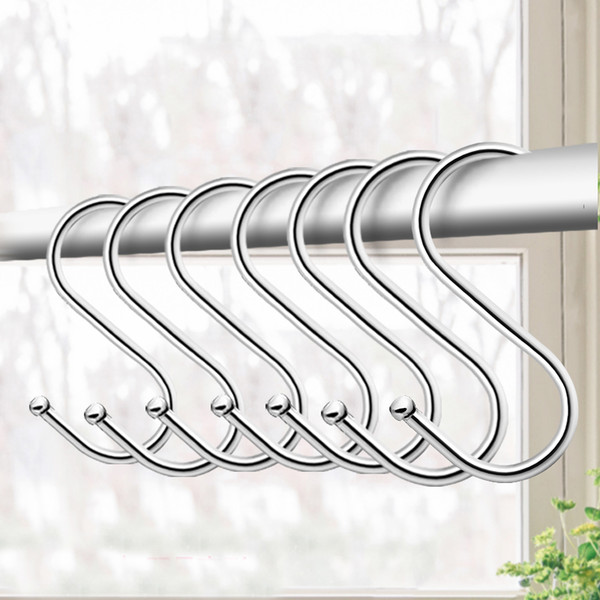 7.5 cm S Kitchen Hanging Hanger Rack Home Clothes Holder Stainless steel Hook Hooks