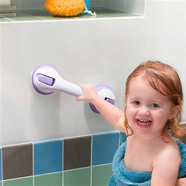 Safety Helping Handle Anti Slip Support Toilet bthroom safe Grab Bar Handle Vacuum Sucker Suction Cup Bathroom Grab Bar Non-slip Support