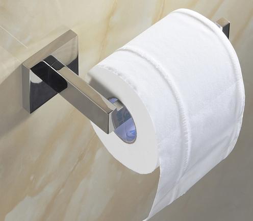 304 Stainless Steel Toilet Paper Holder Bathroom Toilet Holder For Roll Paper Towel Square Bathroom Accessories