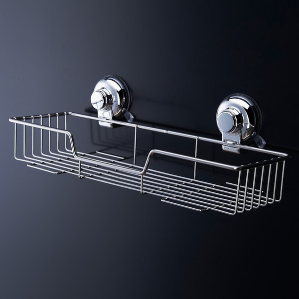 Top Grade Popular Space stainless steel Bathroom Shelf Bath Shampoo Rack Towel Basket Wall Mounted Bathroom Wall Shelves